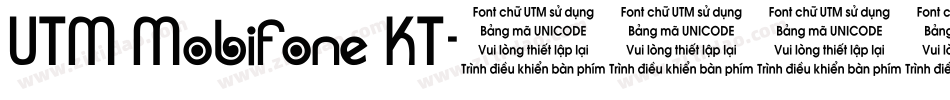 UTM Mobifone KT字体转换